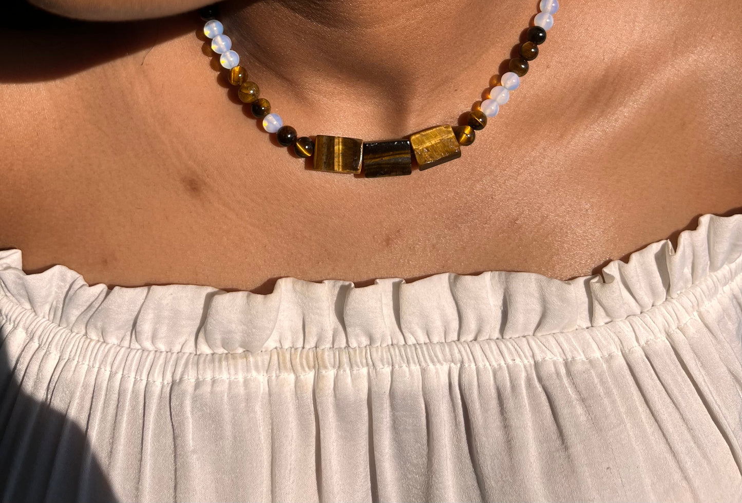 Opal Tiger Necklace